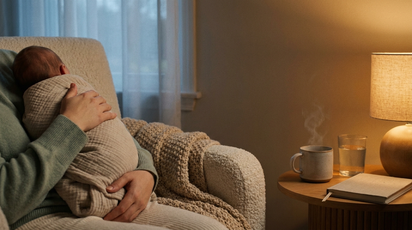 Breathing Exercises You Can Do While Nursing or Rocking Baby