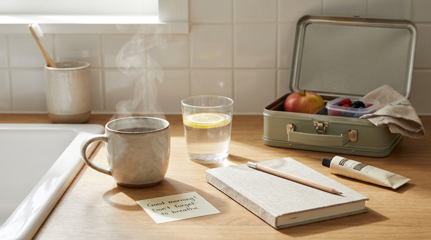 Habit Stacking for Moms: Sneak Self-Care Into What You Already Do
