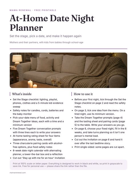 At-Home Date Night Planner preview